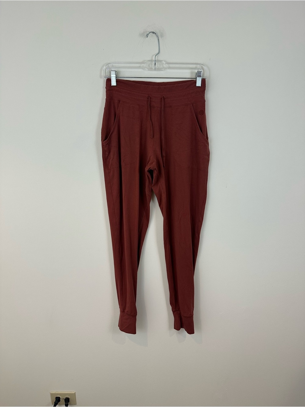 Coolibar Jogger Pants in Rust Tie Waist Size XS Women's